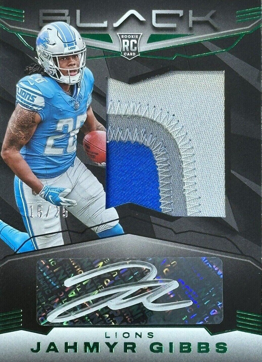2023 Panini Black Jahmyr Gibbs #214 for sale | eBay