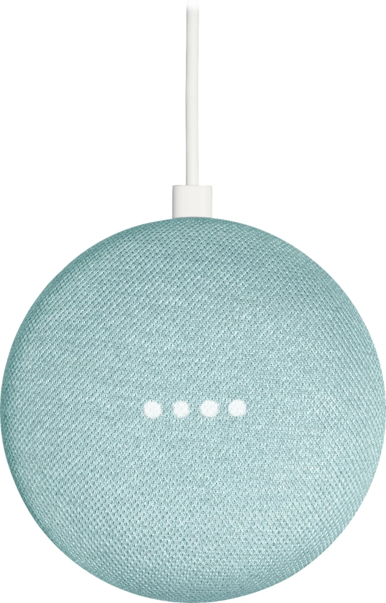 Google Home Mini Smart Speaker with Google Assistant Aqua