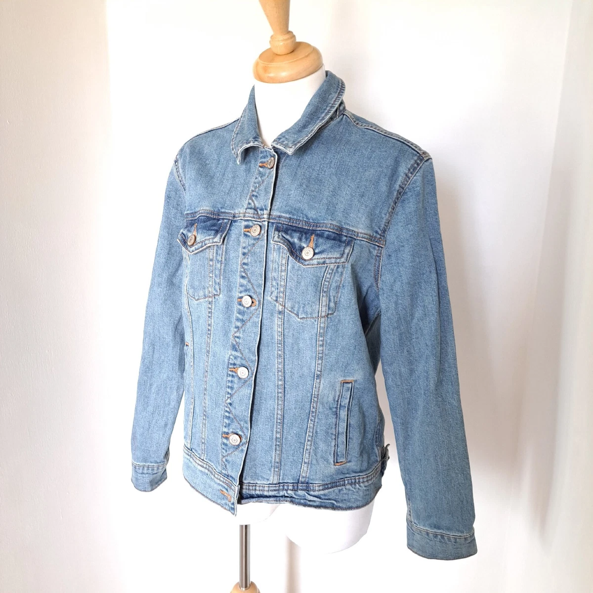 Navy blue shop jeans jacket