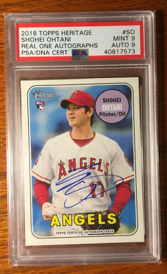 MLB アレナド Topps Heritage Real One Auto 2018 Topps Heritage SHOHEI OHTANI #ROA-SO Real One ROOKIE Auto RC