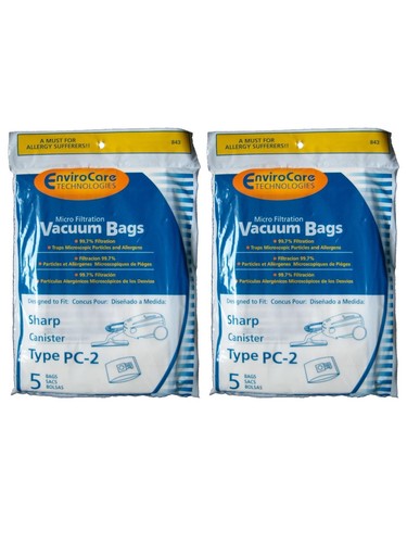 ENVIROCARE SHARP TYPE PC 2   5 BAGS IN A PACK VACUUM CLEANER BAGS   Vacuum Clean - Foto 3