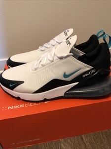 nike air max 270 g golf shoes white dusty cactus