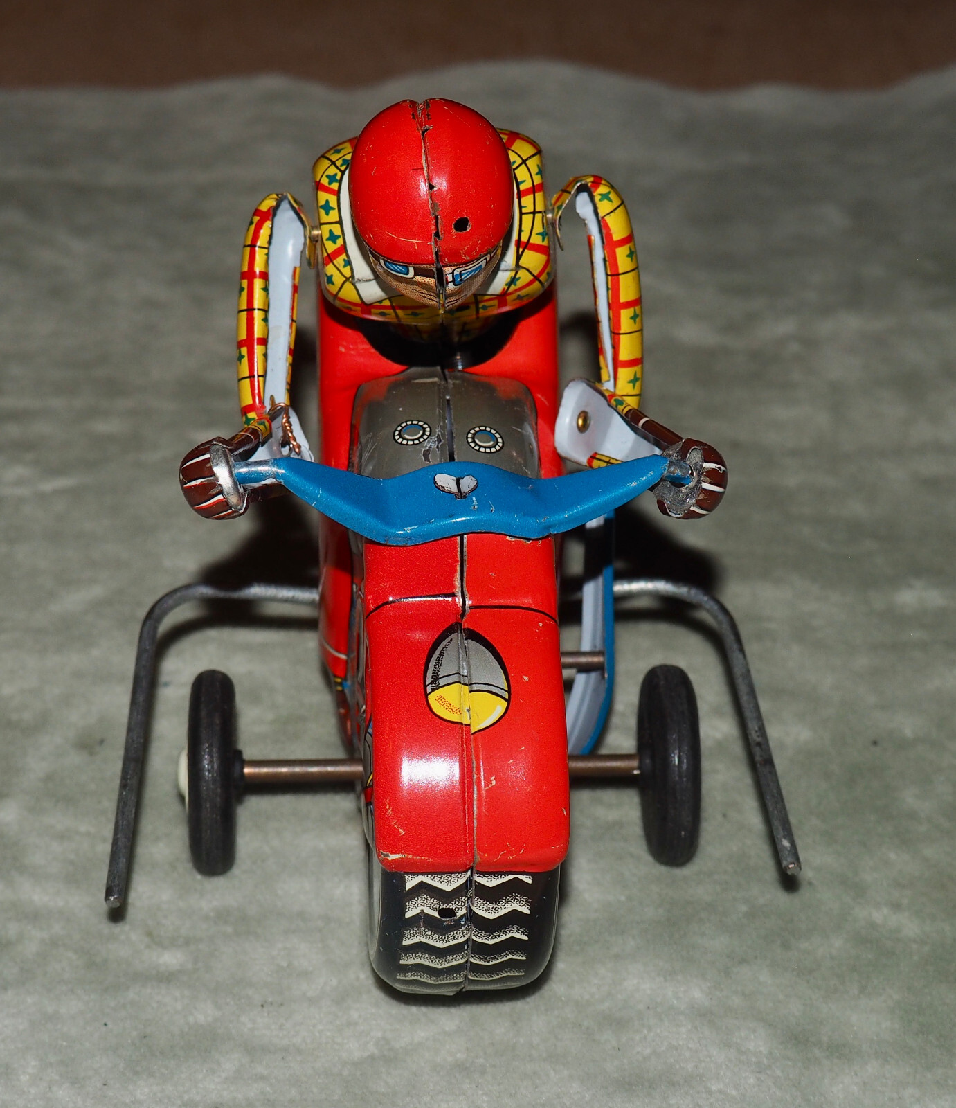 Vtg. DAREDEVIL STUNT MOTORCYCLE Friction Motor ALPS, JAPAN w/ BOX eBay