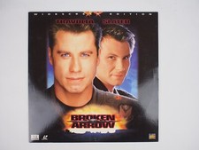 BROKEN ARROW Laserdisc Movie John Travolta Christian Slater Laser Disc EX