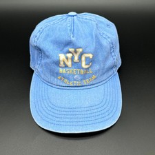 NYC Hat Youth Blue Snapback Cap Baseball Basketball Athletic Embroidery Sport