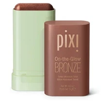 Pixi On the Glow Bronze Hydrating Tinted Moisture Bronzer Stick Cheek Beach Glow