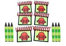 Handcrafted Handy Dandy Notebook inspired notebooks PARTY PACK