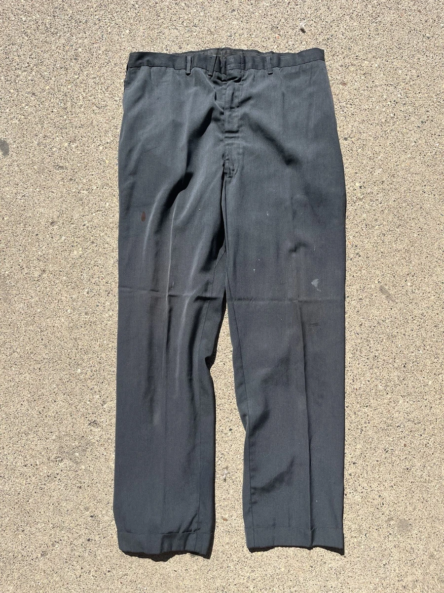 【1950s】Vintage Black Dress Slacks Black Original 1950s Vintage Pants for Men for sale | eBay