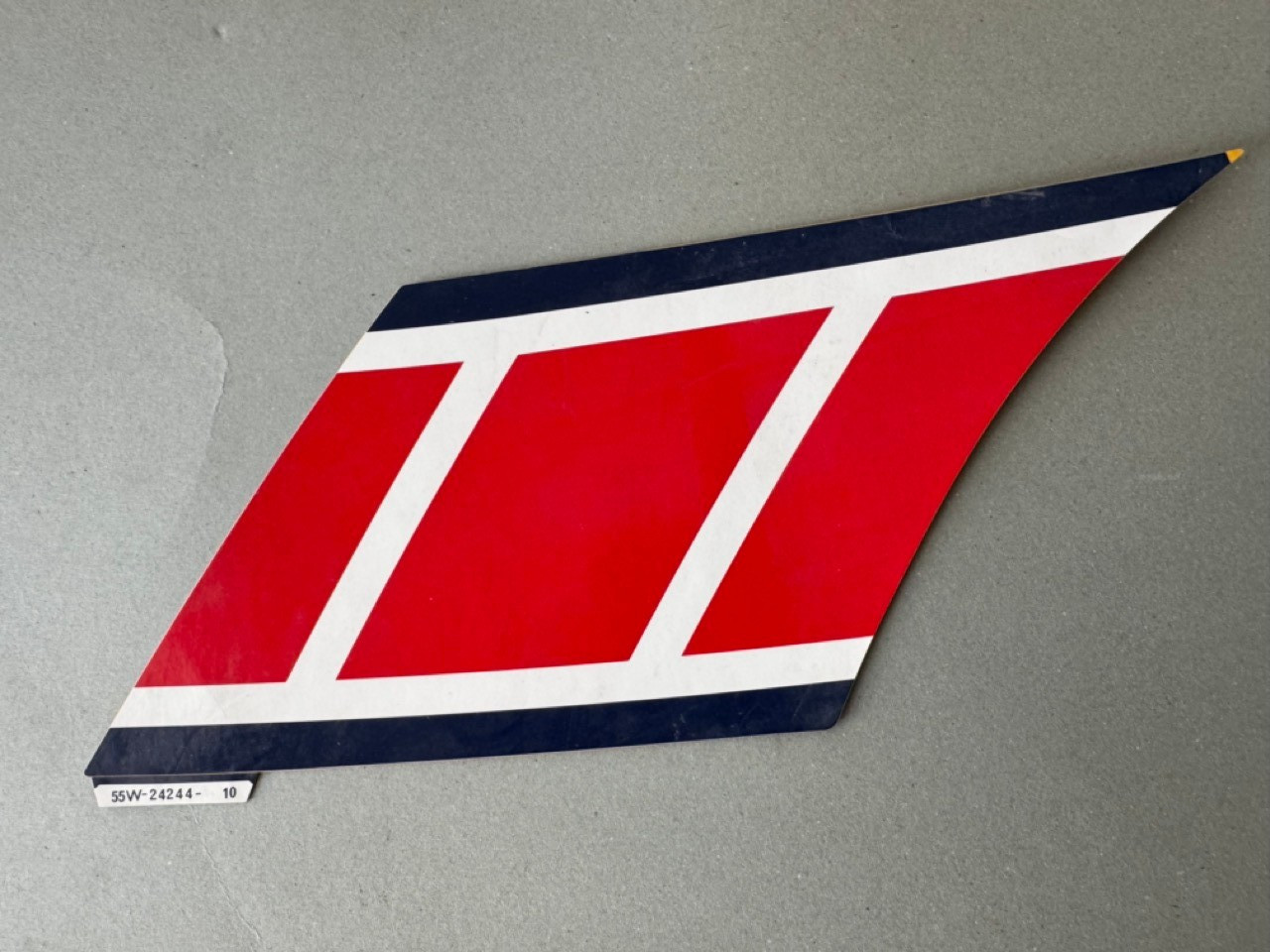Sticker 55W-25244-10 Yamaha 600 XTZ 1985 adhésif de carrosserie OEM neuf