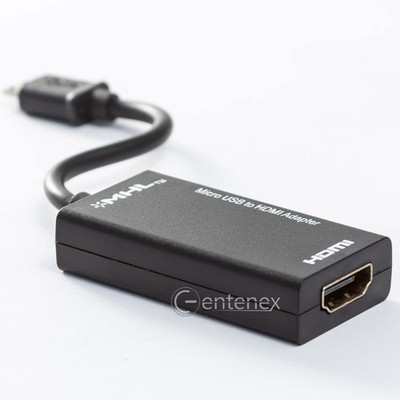 Black Micro USB MHL To HDMI HDTV Cable Adapter For Samsung Galaxy S2