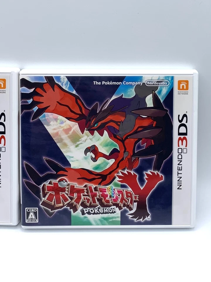Pokemon X & Y Set of 2 Nintendo 3DS 3 DS Japanese Boxed Tested - Image 4 of 4