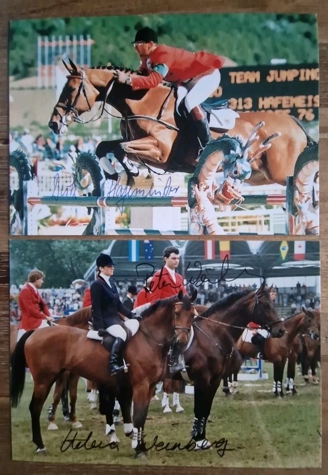 Autogrammsammlung! 9 x Reitsport! original sign. Autogramme! TOP! - Bild 2 von 4