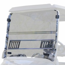 RedDot 1/4" Vented Golf Cart Windshield for E-Z-GO RXV with Molded Top - Tinted