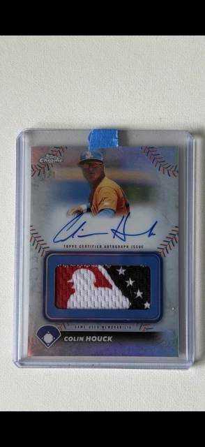 2025 Topps Pro Debut - Pro Debut Jumbo Relic Autographs Colin Houck 1/1 Logoman