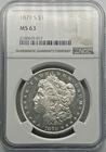 1879-S Silver Morgan Dollar MS 63 NGC Certified