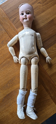 30'' Antique Heubach Koppelsdorf Mold 250-8 German Bisque Head Doll