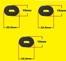 RUBBER SIDE PANEL GROMMETS FOR Honda KAWASAKI SUZUKI YAMAHA SET OF 3