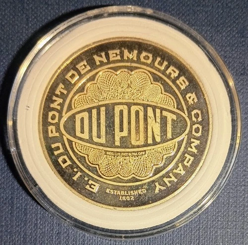 Johnson Matthey Du Pont De Nemours & Co 1 oz 999 Silver Round Very Rare 3 known