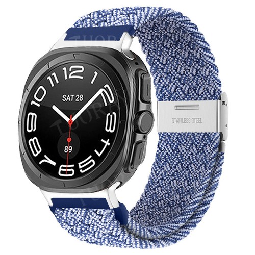 Braided Nylon Band Strap For Samsung Galaxy Watch 8/8 Classic 46mm/Ultra 47mm - Picture 35 of 59