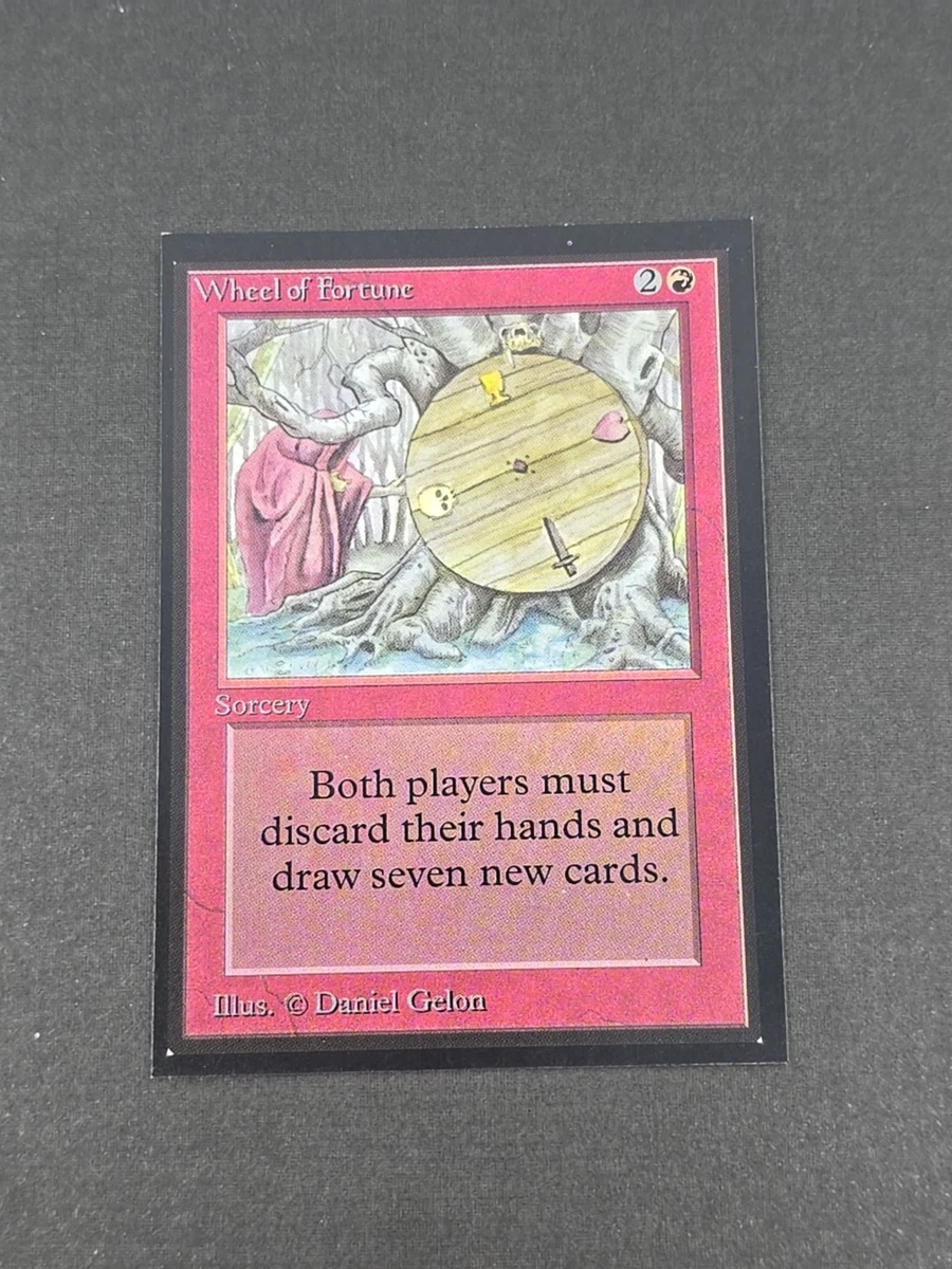 Wheel Of Fortune In Individual Magic: The Gathering Cards for sale