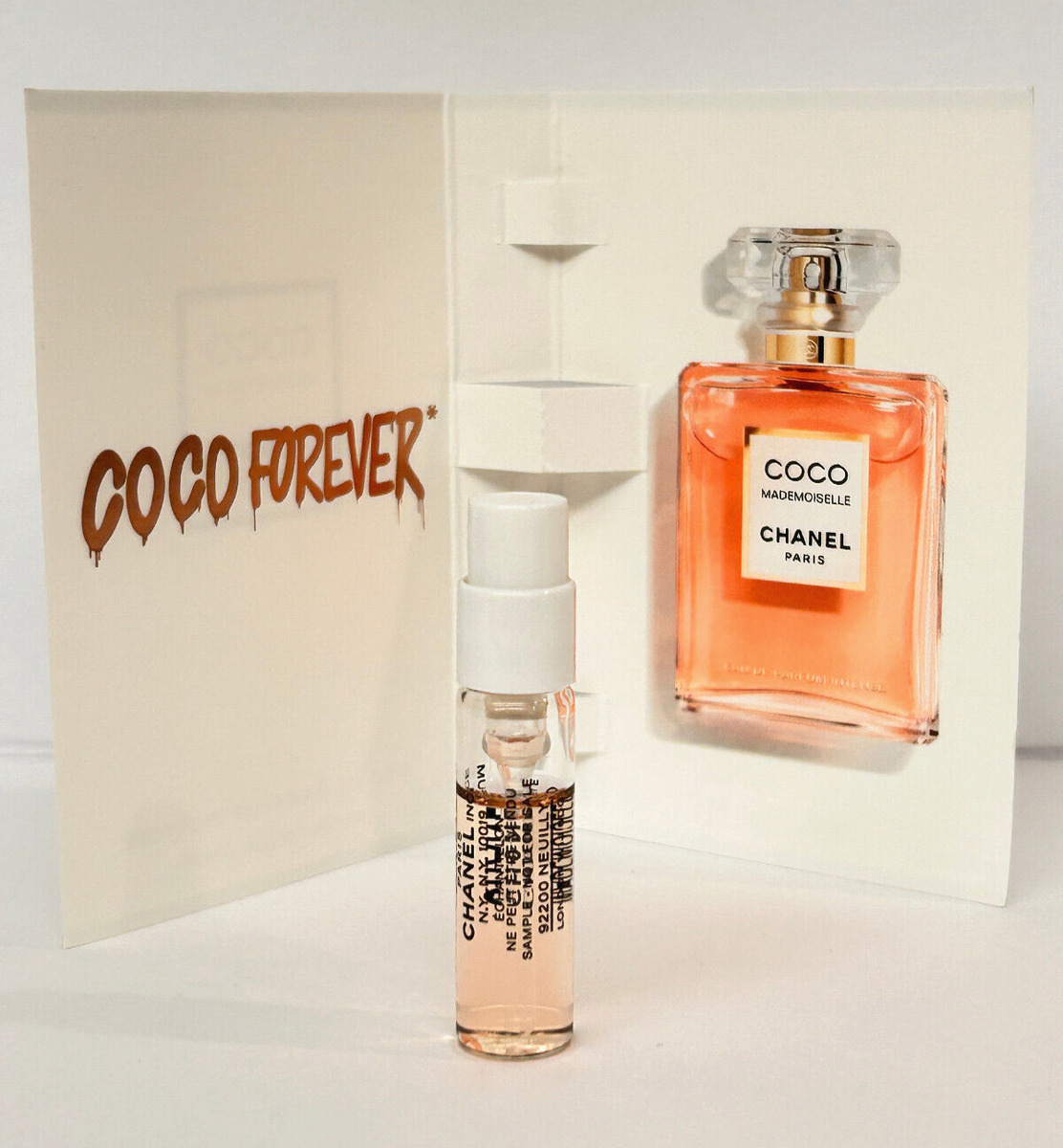 Chanel Coco Mademoiselle Intense Eau de Parfum Vial Card Spray 1.5ml/0.05oz