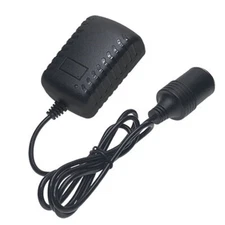 110V-240V AC Plug To 12V DC Car Cigarette Lighter Converter Socket Power Adapter