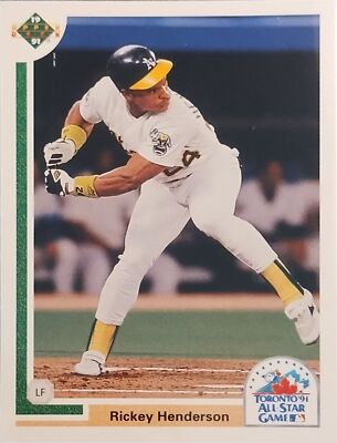 1991 Upper Deck Final Edition #86F Rickey Henderson 