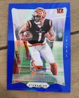 2024 Panini Prizm Deca Football Blue Ja'Marr Chase #58 PSA 9