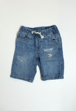 GAP Denim 2 years Toddler Distressed Pull On Shorts Light Wash Cotton Pockets