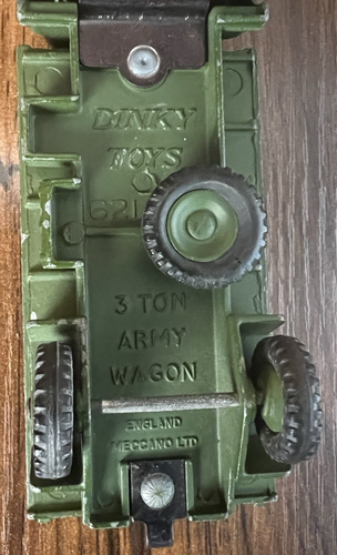 DINKY TOYS Original 3 Ton Army Wagon #621 Made in England Great! - Picture 8 of 9