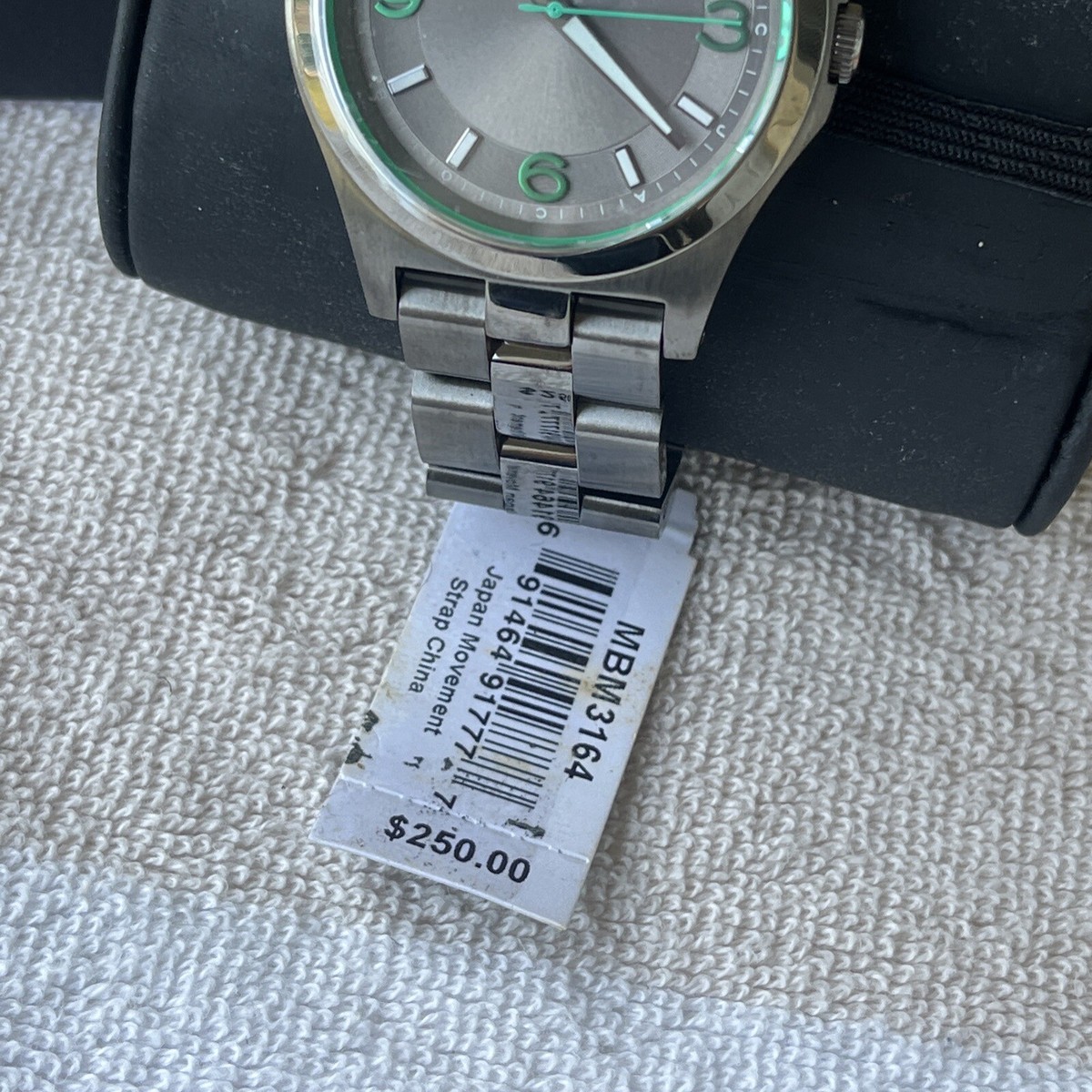 Marc by Marc Jacobs Silver and Green Watch Marc by Marc Jacob Watch - NEW | Mercari main image 3