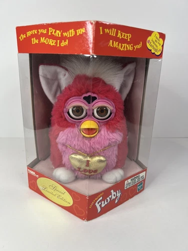 FURBY VALENTINE’S DAY Pink "I Love You" Special Limited Edition 1999 Tiger