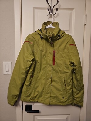 Lands' End Without Walls Zip Up Windbreaker Rain Jacket Size SP