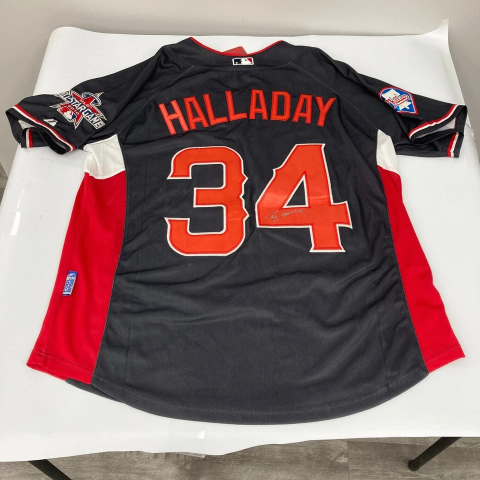 Roy Halladay Signed 2010 All Star Game Authentic Jersey JSA COA - Image 2 of 4