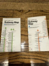VINTAGE MTA 1979 NEW YORK SUBWAY MAP. 1979 NEW YORK CITY TRANSIT AUTHORITY SUBWA