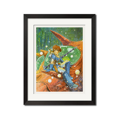 Hayao Miyazaki Nausicaa of the Valley of the Wind Watercolor Poster ...
