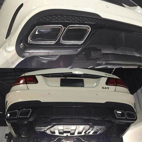 For Mercedes Benz AMG E S Class E63 S63 W212 W222 Exhaust Tail Pipe Muffler Tip - Picture 13 of 15