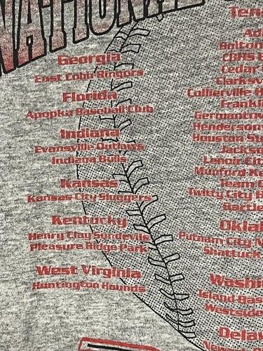 Camiseta del Campeonato de la Serie Mundial de Béisbol de la Escuela Secundaria 2002 Millington, TN - Imagen 6 de 8
