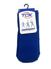 TCK Multisport Knee High Tube Socks Blue Size Small Men  s Shoe US 3-6 /EU 34-37