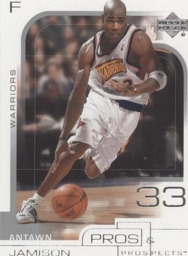2001-02 Upper Deck SPx Antawn Jamison Golden State Warriors 