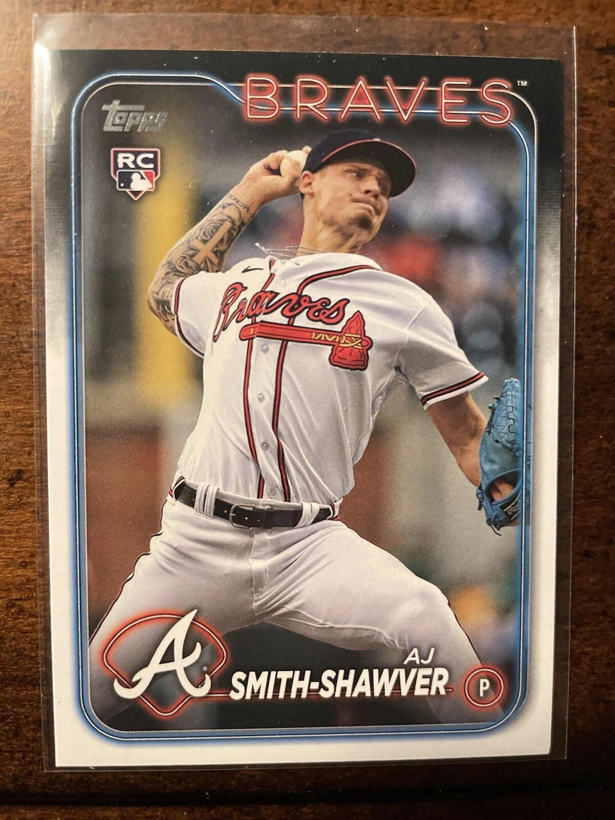 AJ Smith-Shawver 2024 Topps #117 Atlanta Braves Rookie card