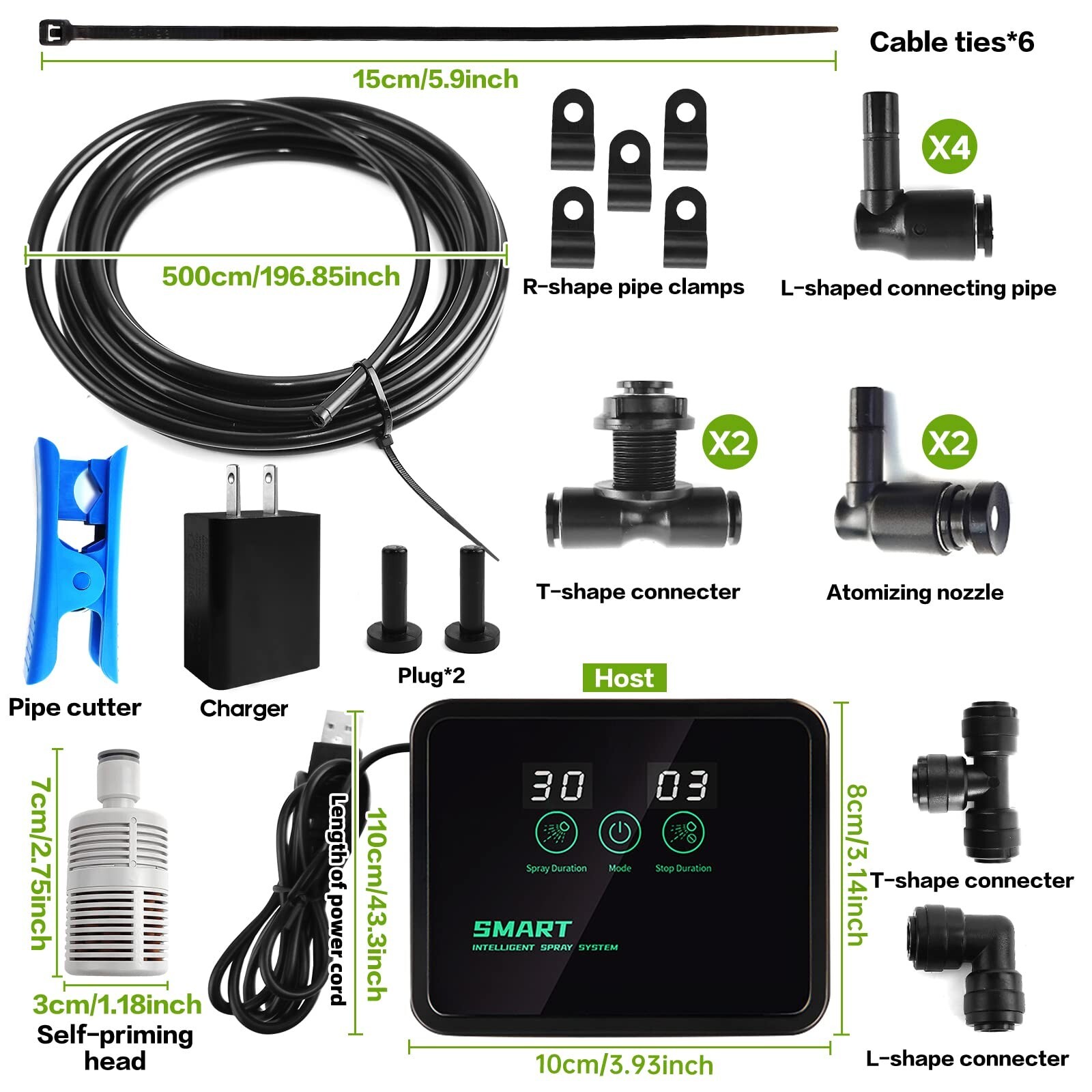 MYGIIKAKA Reptile Fogger Automatic Reptile Mister Fogger for Terrarium