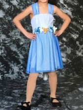 Child M MC Dance Ballet Jazz Tap Costume Dress w/ Hair Accessory EUC