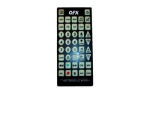 QFX JUMBO UNIVERSAL REMOTE 2 AA batteries not included, instructions included (B