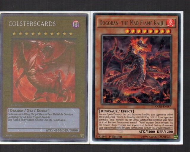 Yugioh Dogoran The Mad Flame Kaiju Rare Near Mint Various Editions And Packs Yu Gi Oh Cartas Sueltas Yugioh Dogoran The Mad Flame Kaiju Rare Near Mint Various Editions And Packs Yu Gi Oh Cartas Sueltas