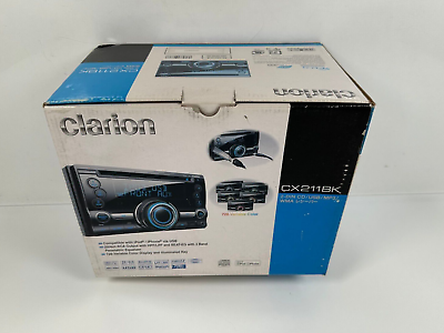 NEW) Clarion CX211BK Car Audio CD Deck Digital Display | eBay