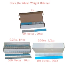 Stick on Wheel Weight Balance Assortment 3 Boxes 0.25oz 0.50oz 1oz total 270 oz