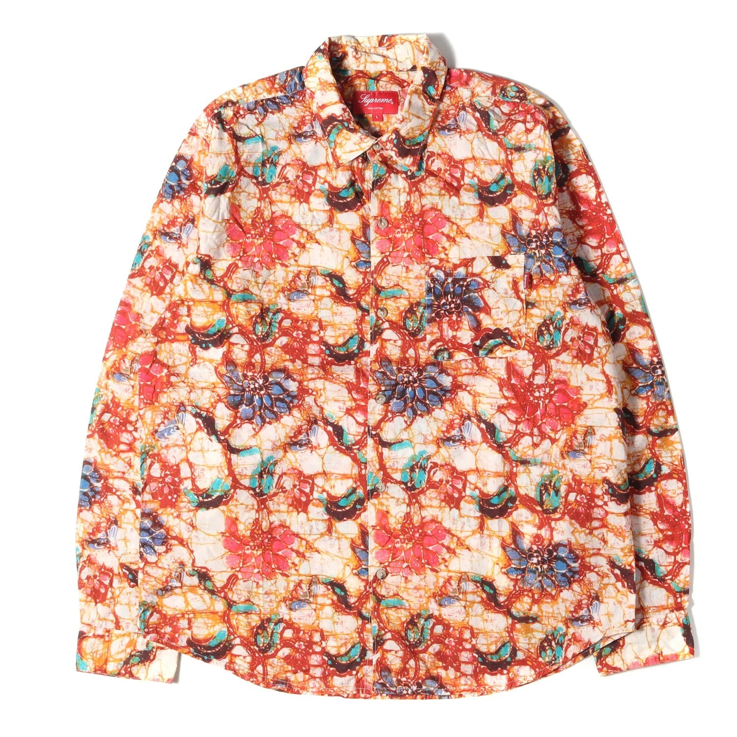 Chemise florale supreme acide multi NEUVE AVEC ÉTIQUETTE TAILLE MOYENNE