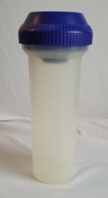 Tupperware Quick Shake Blender Drink Dressing Mixer 750m Container 2770B NOS