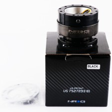 Nrg Black Ding Sound Steering Wheel Quick Release Hub Adapter Snap Off Boss Kit